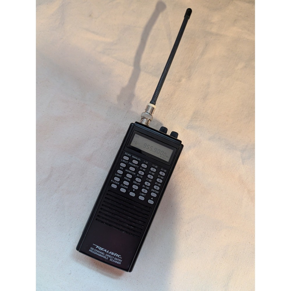 Realistic PRO-46 100 Channel Direct Entry Scanner 20-305 Black Works